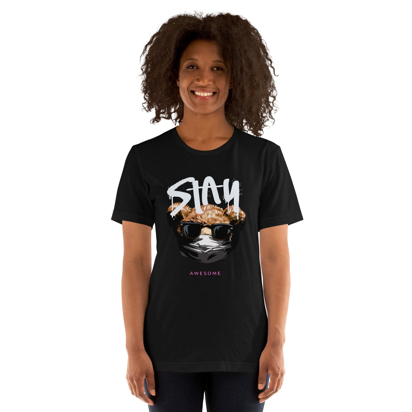 Stay Awesome Bear Unisex-T-Shirt Soulmates