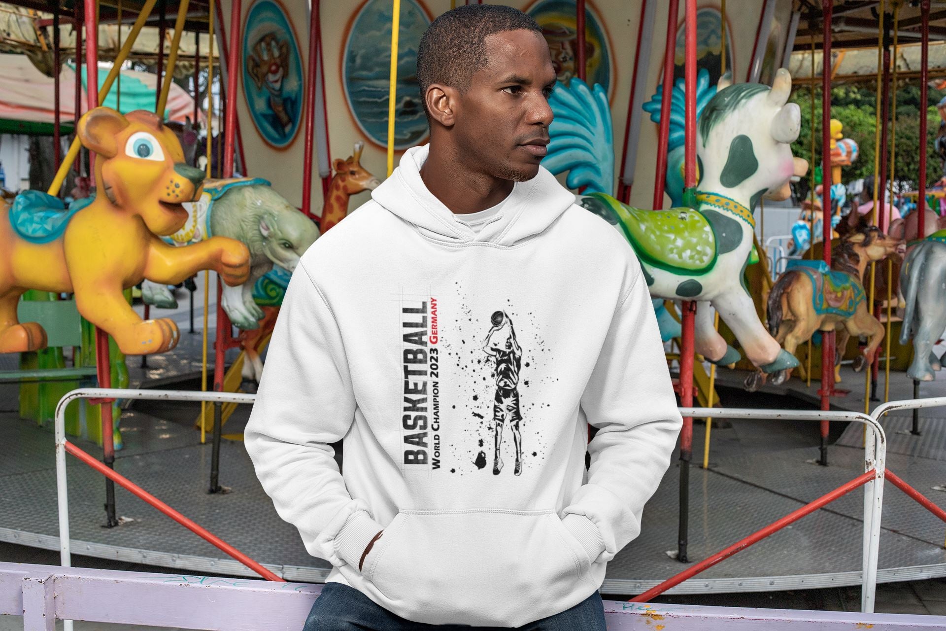 Basketball Weltmeister 2023 Deutschland - Unisex-Kapuzenpullover Soulmates 