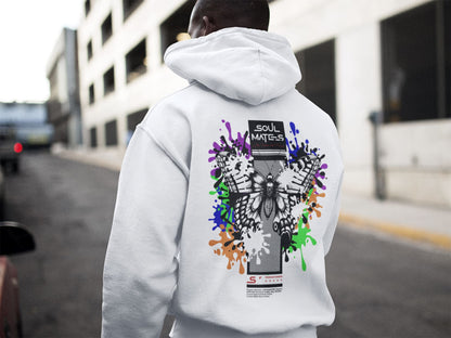 Butterfly Unisex-Kapuzenpullover Soulmates 