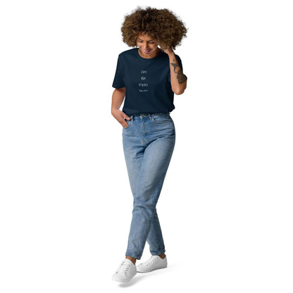 Cute but Psycho (but cute) Unisex-Bio-Baumwoll-T-Shirt Soulmates French Navy S 