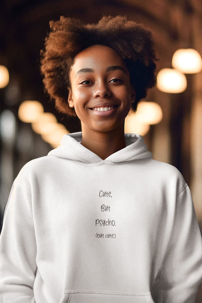 Cute but Psycho (but cute) Unisex-Kapuzenpullover Soulmates 