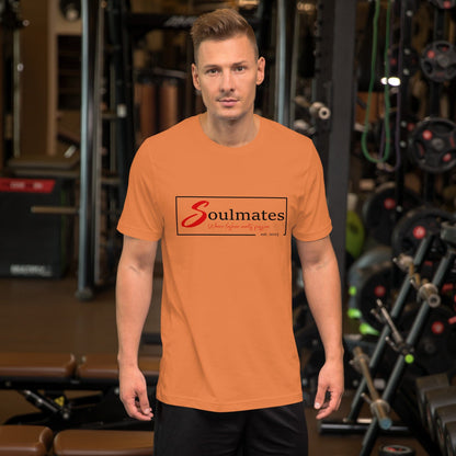 Soulmates Where Fashion meets Passion Unisex-T-Shirt Soulmates Gebrannte Orange S 