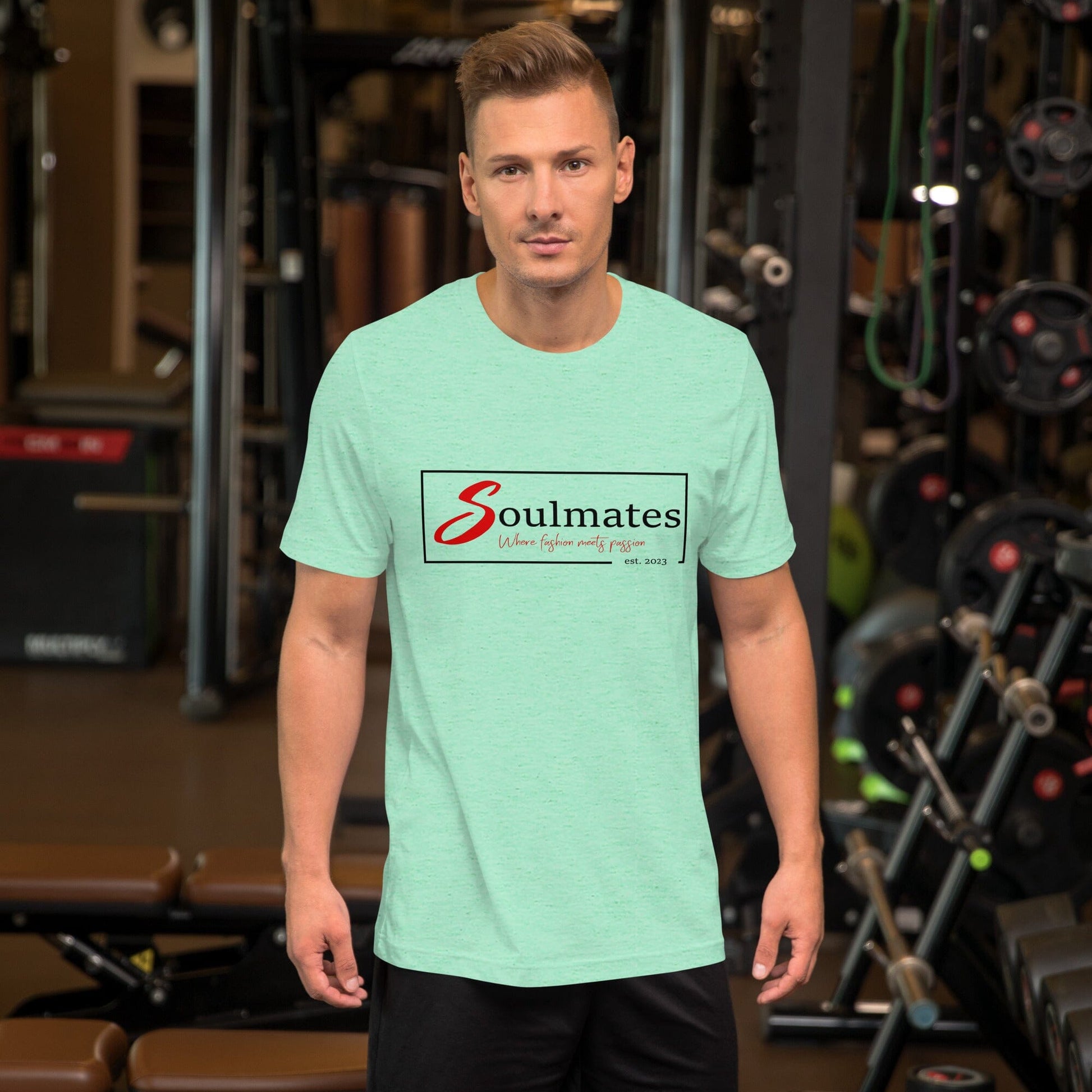 Soulmates Where Fashion meets Passion Unisex-T-Shirt Soulmates Heather Minze S 