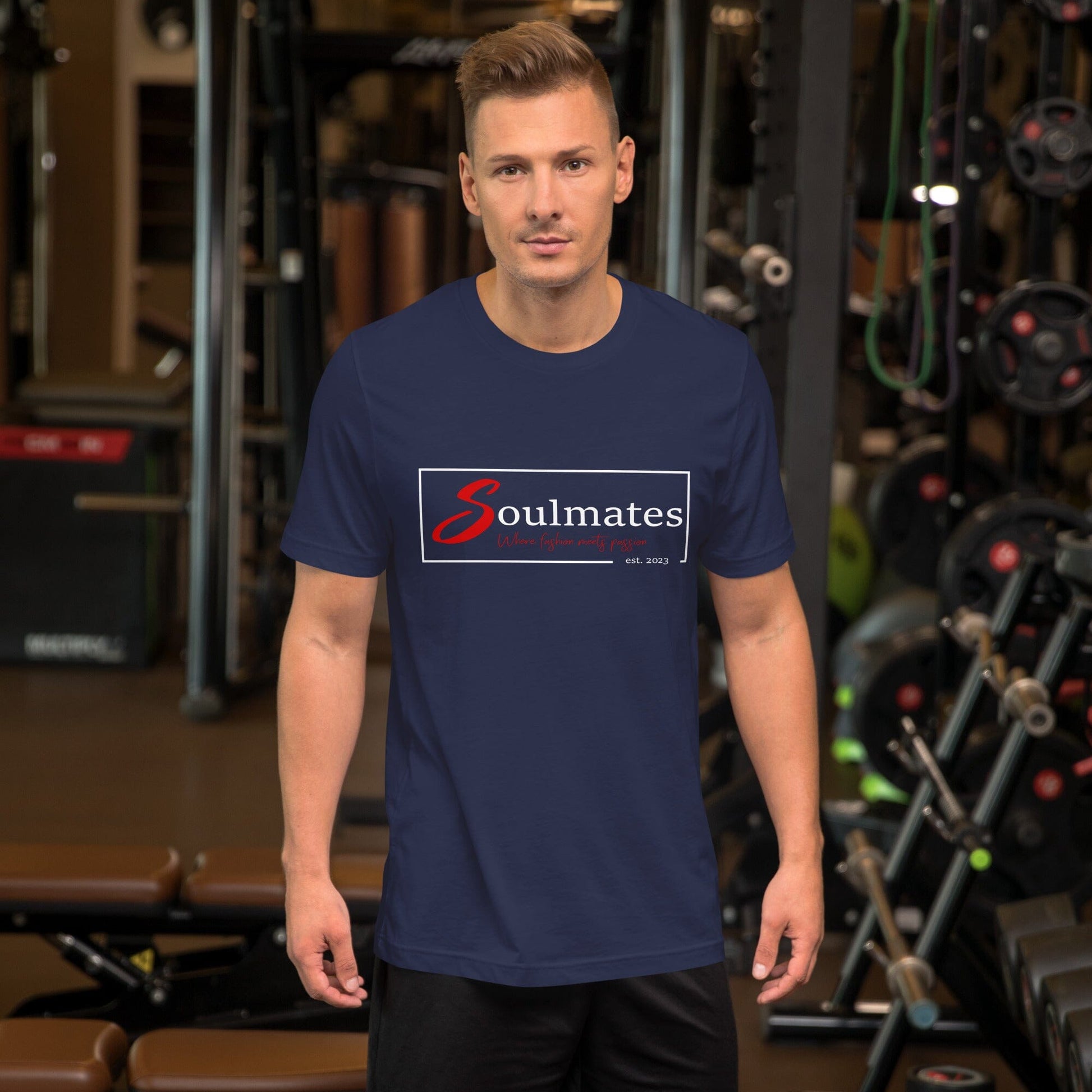 Soulmates Where Fashion meets Passion Unisex-T-Shirt Soulmates Navy S 