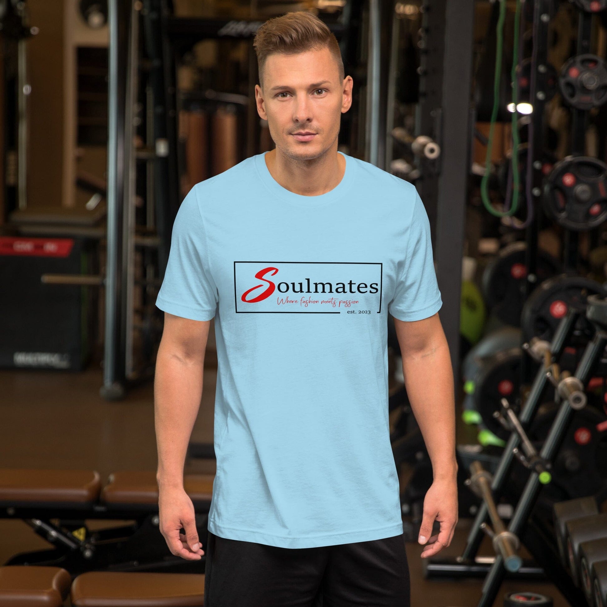 Soulmates Where Fashion meets Passion Unisex-T-Shirt Soulmates Ozeanblau S 