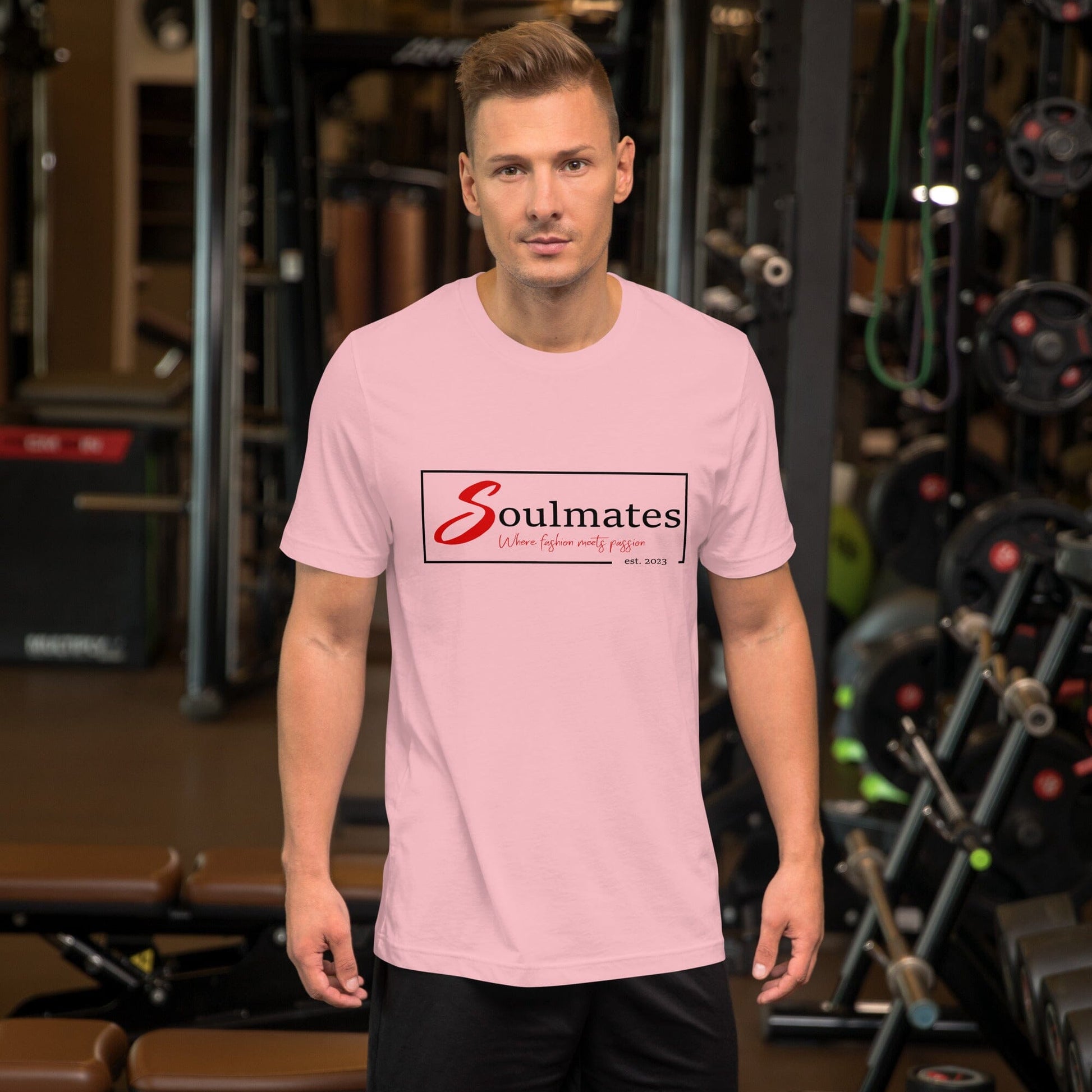 Soulmates Where Fashion meets Passion Unisex-T-Shirt Soulmates Pink S 